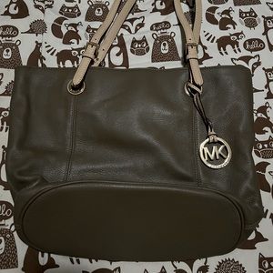 Michael Kors leather tote bag